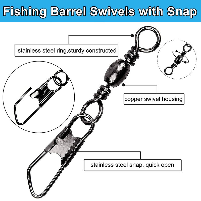 Shaddock Fishing Fishing Tackle Kit, 160pcs Basic Bobbers and Hooks Assortment With Octopus Circle, Baitholder Hooks, Sinker Weights, Terminal Tackle Box for Trout Catfish Panfish - Image 4